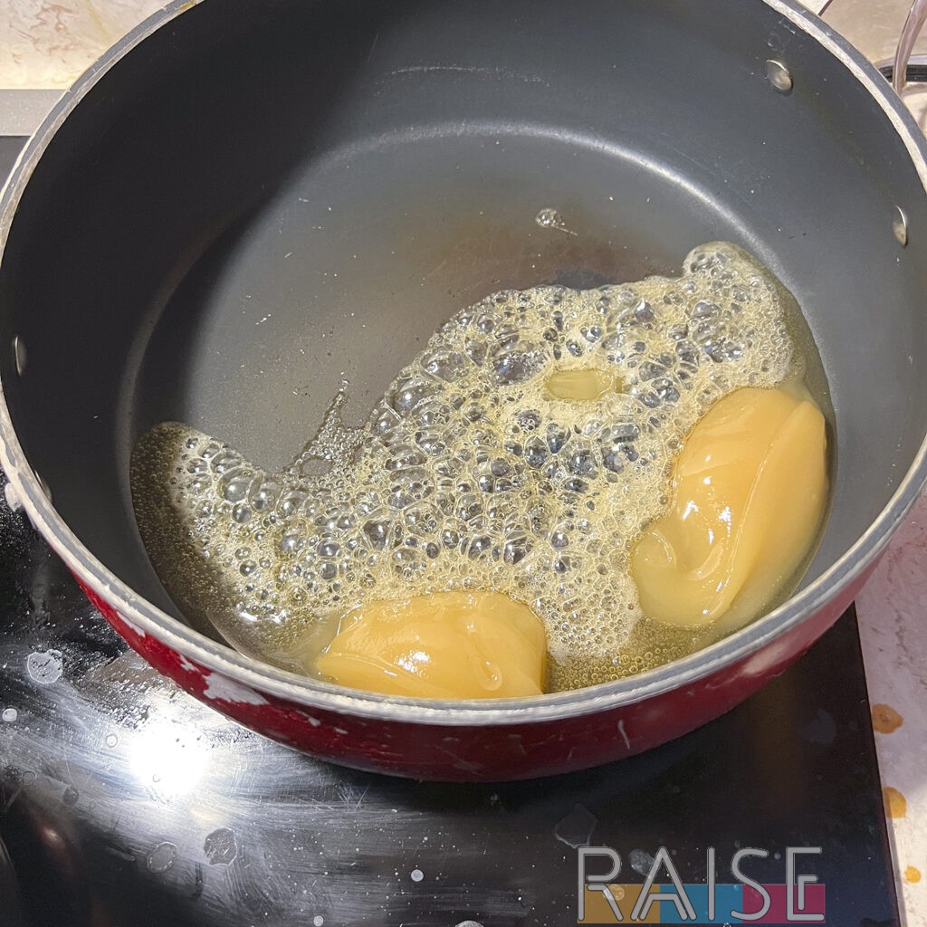 Melting Honey in Pan by The Allergy Chef