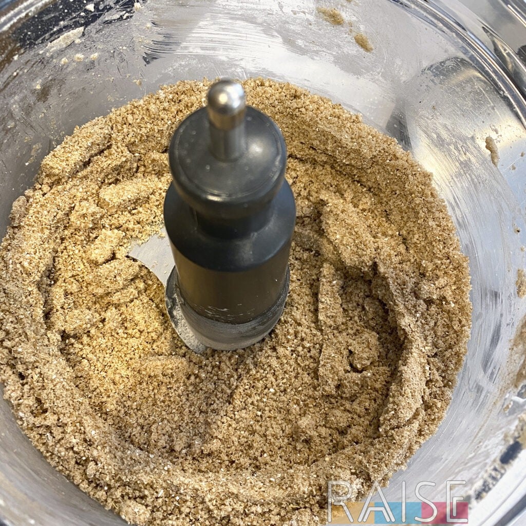 Dry Ingredients for GF Graham Crackers in Food Processor by The Allergy Chef