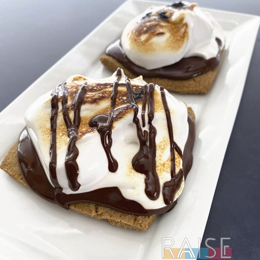 Gluten Free Dairy Free Smores with Aquafaba by The Allergy Chef