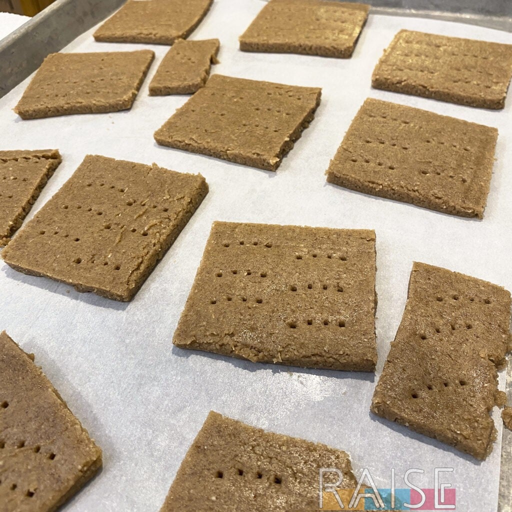 Graham Crackers Docked on Tray by The Allergy Chef