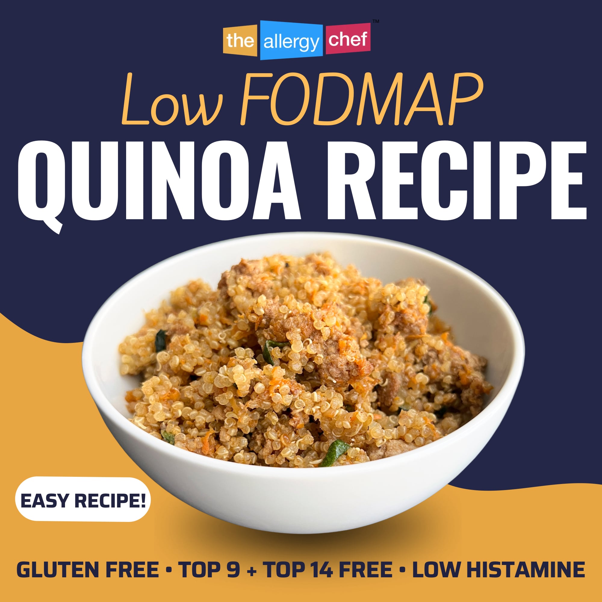 Low FODMAP Quinoa Recipe by The Allergy Chef (Gluten Free, Vegan, Top 9 Free, Low Histamine)