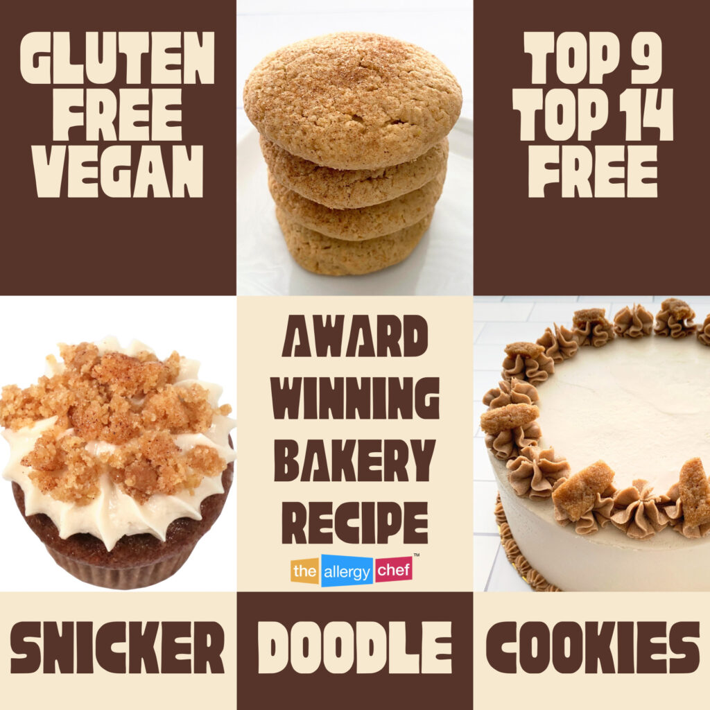 Bakery Vegan Snickerdoodle Recipe by The Allergy Chef (Gluten Free Cookies)