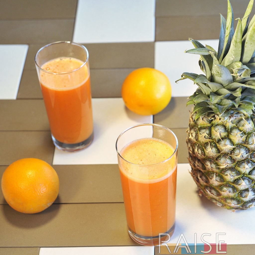 Carrot Orange Pineapple Juice Recipe by The Allergy Chef