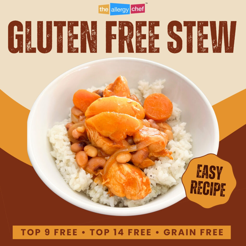Easy Gluten Free Stew Recipe Peach BBQ by The Allergy Chef (Top 9 Free)