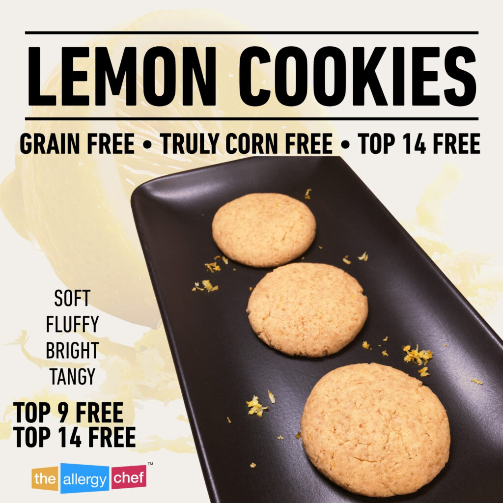 Fluffy Gluten Free Lemon Cookies by The Allergy Chef (Vegan, Top 9 Free)
