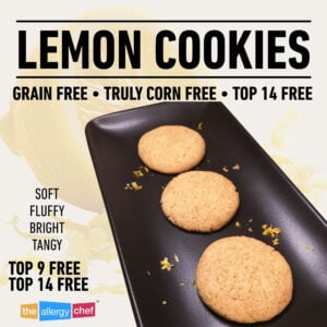 Fluffy Gluten Free Lemon Cookies by The Allergy Chef (Vegan, Top 9 Free)