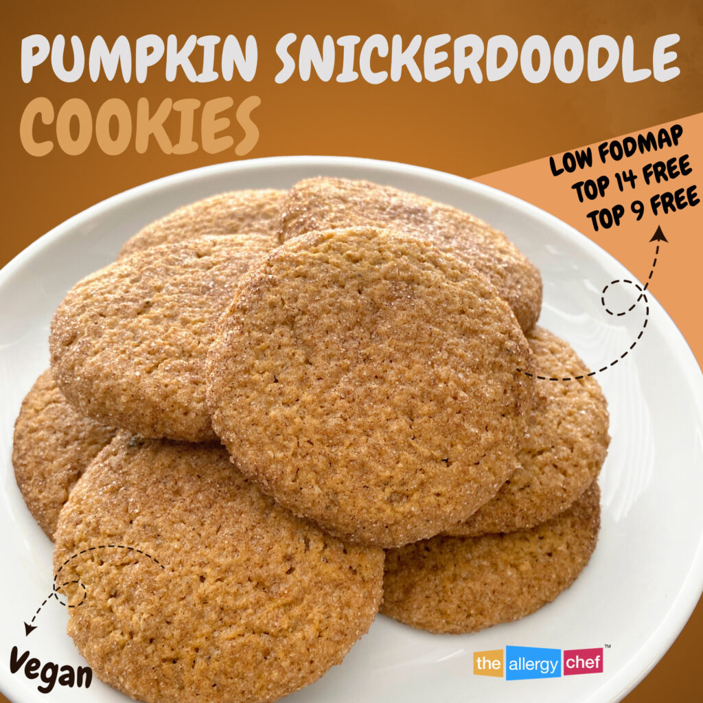 Pumpkin Snickerdoodle Recipe Without Eggs by The Allergy Chef (Vegan, Top 9 Free)