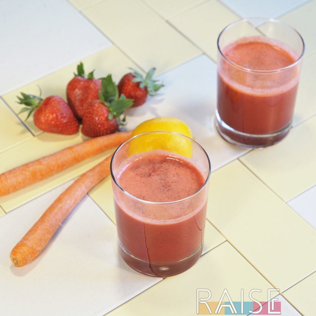 Strawberry Carrot Juice Recipe by The Allergy Chef