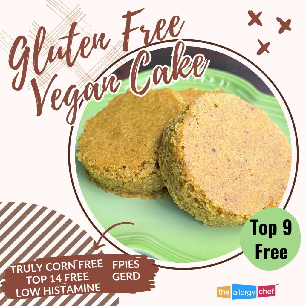 Amazing Vegan Gluten Free Cake Recipe by The Allergy Chef (Top 9 Free)
