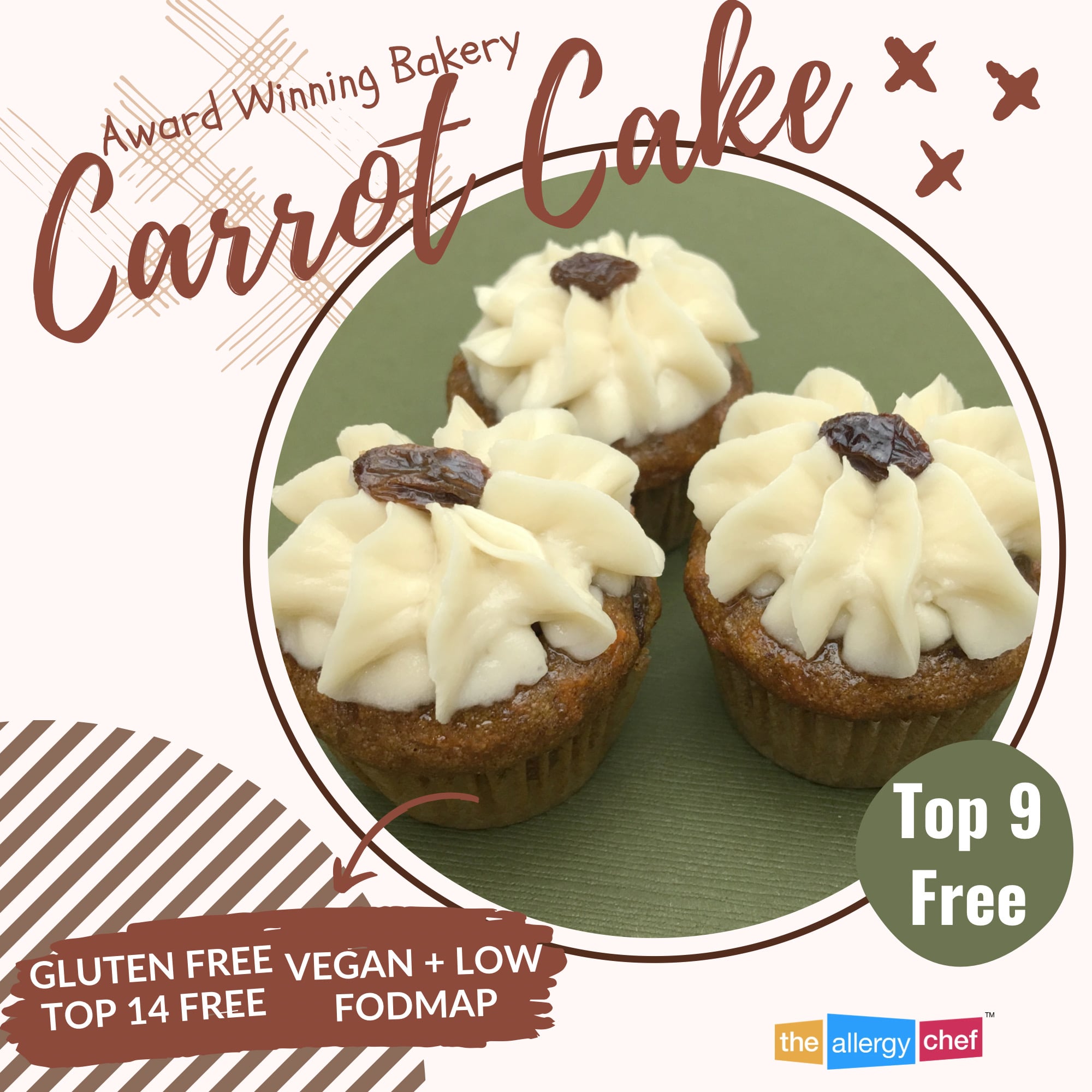 Easy Bakery Vegan Carrot Cake Recipe by The Allergy Chef (Gluten Free)