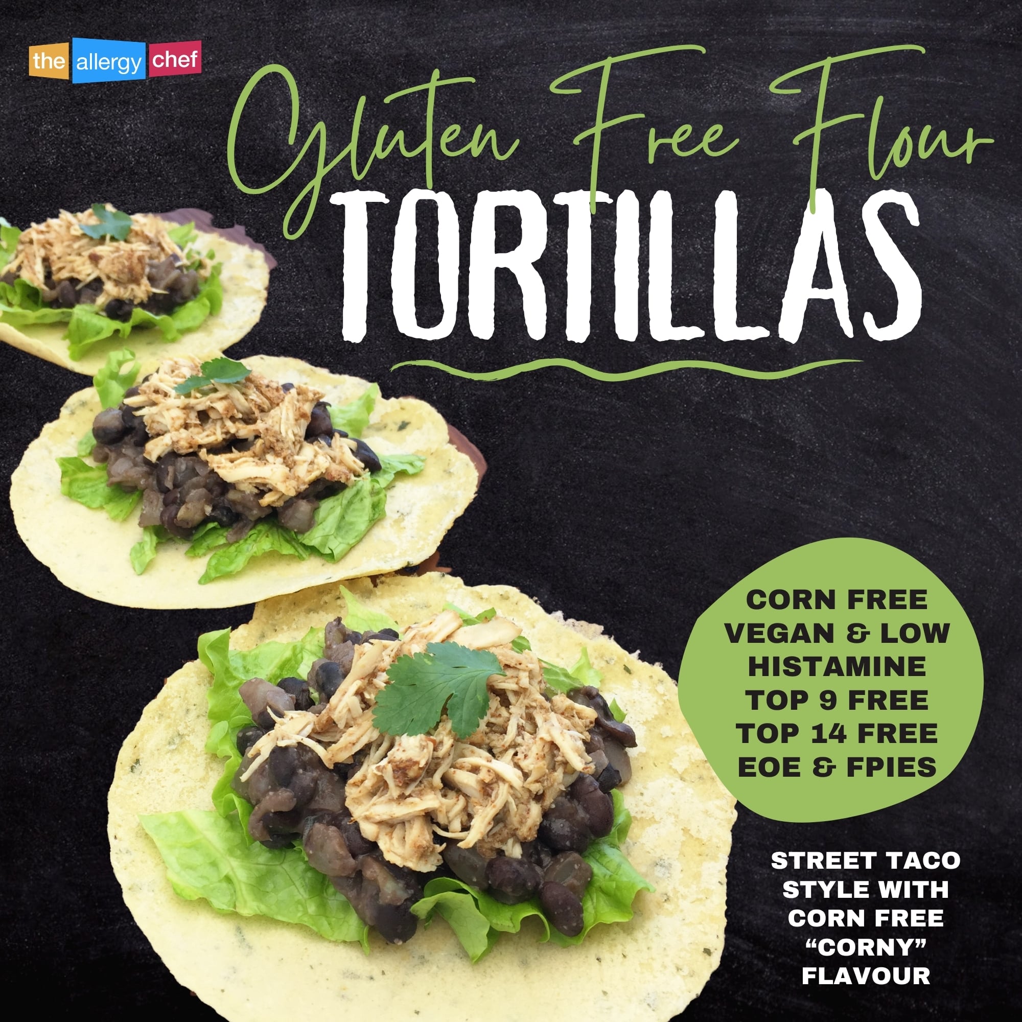 Easy Gluten Free Flour Tortilla Recipe by The Allergy Chef (Top 9 Free, Vegan)
