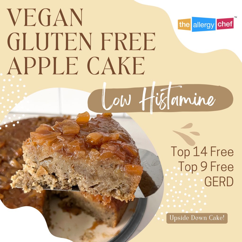 Gluten Free Apple Cake Recipe by The Allergy Chef (Vegan, Low Histamine, GERD)