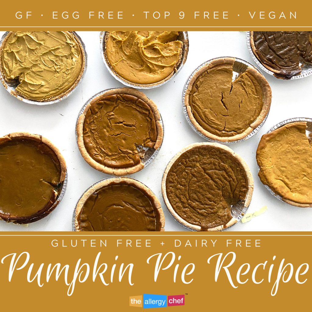 Gluten Free Dairy Free Pumpkin Pie Recipe by The Allergy Chef (Vegan, Top 9 Free)