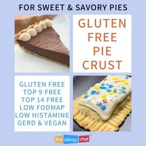 Gluten Free Pie Crust Recipe by The Allergy Chef (Vegan, Top 9 Free)