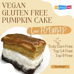 Gluten Free Pumpkin Cake Recipe (Vegan) by The Allergy Chef