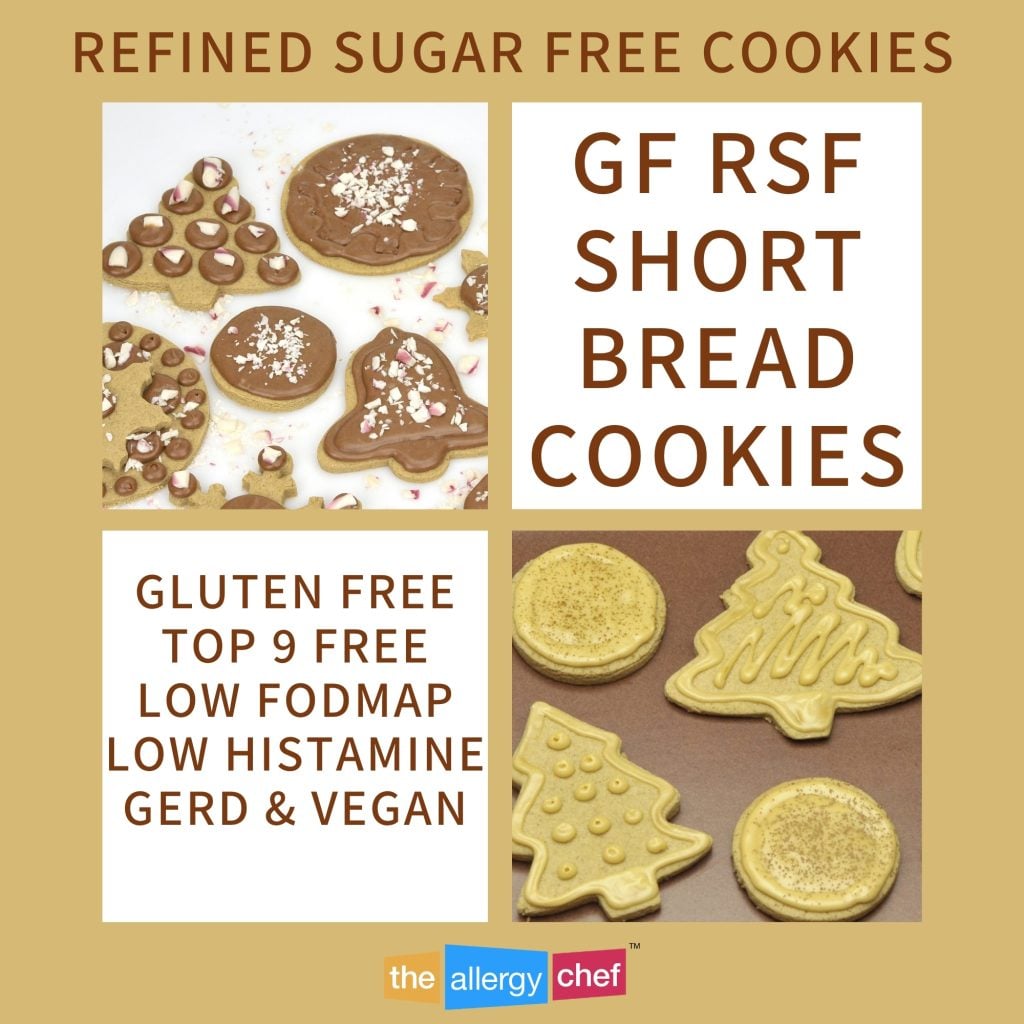 Gluten Free Shortbread Cookies Recipe by The Allergy Chef (Vegan, Refined Sugar Free)