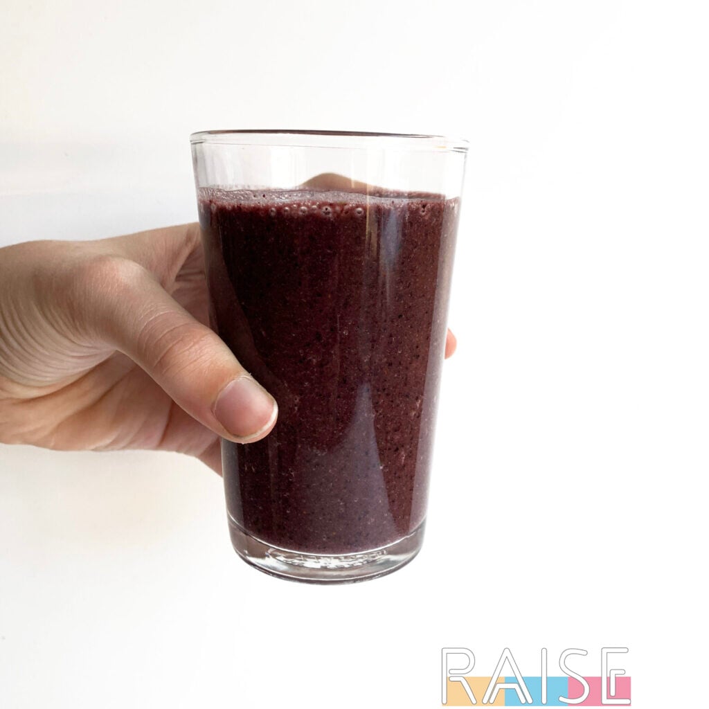 Holding a Delicious Dairy-Free Smoothie by The Allergy Chef