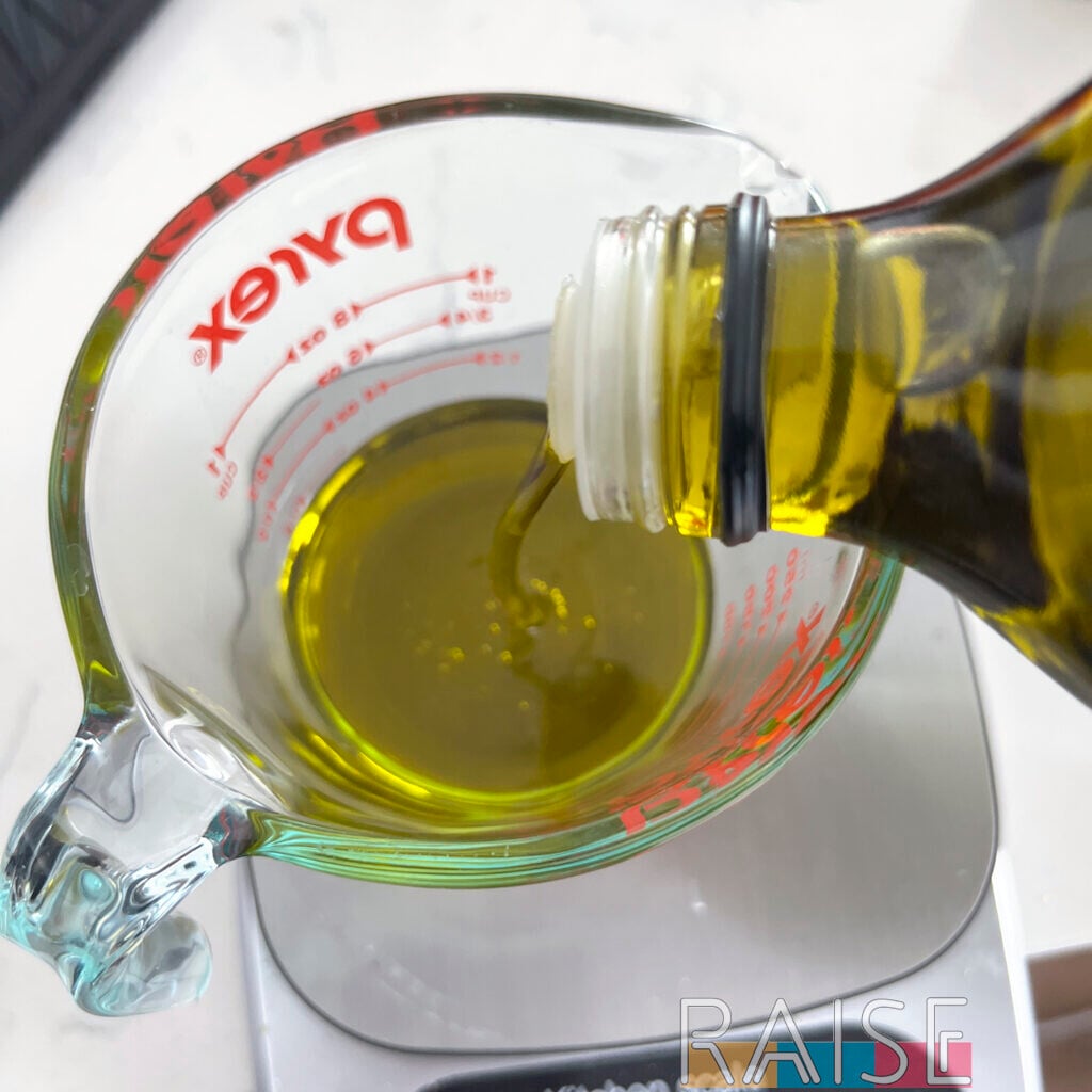 Measuring Olive Oil by The Allergy Chef