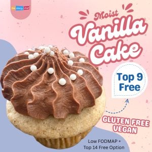 Moist Gluten Free Vegan Vanilla Cake Recipe by The Allergy Chef (Top 9 Free)