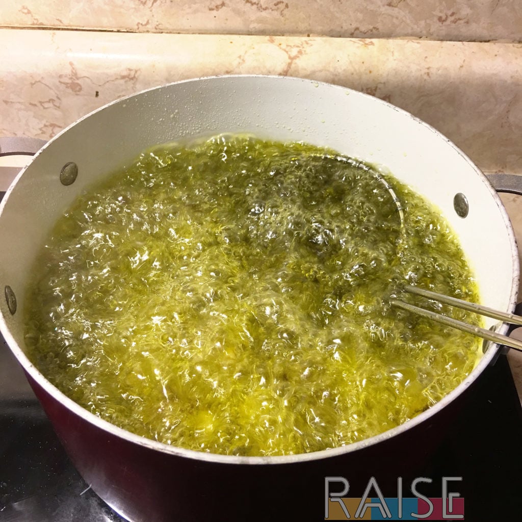 Pot Frying Deep Frying Vegan Potatoes by The Allergy Chef