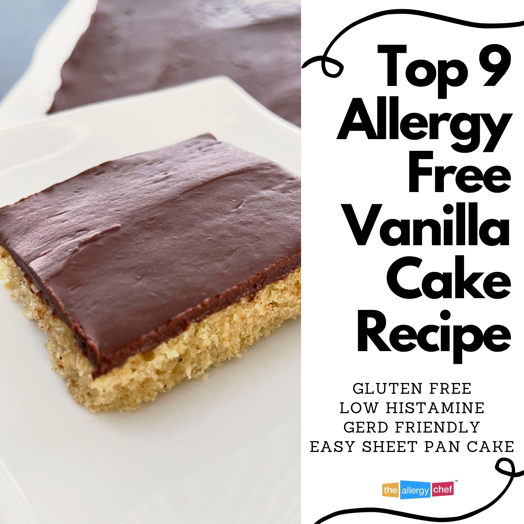 Top 9 Allergy Free Cake Recipe by The Allergy Chef (Vegan, GF, Low Histamine)