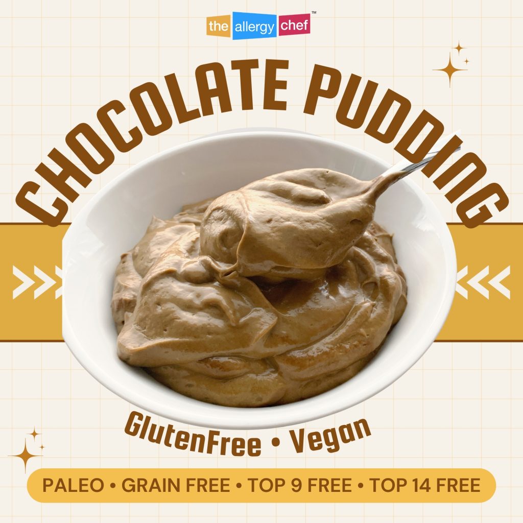 Vegan Chocolate Pudding Recipe by The Allergy Chef (Gluten Free, Top 9 Free, Paleo)